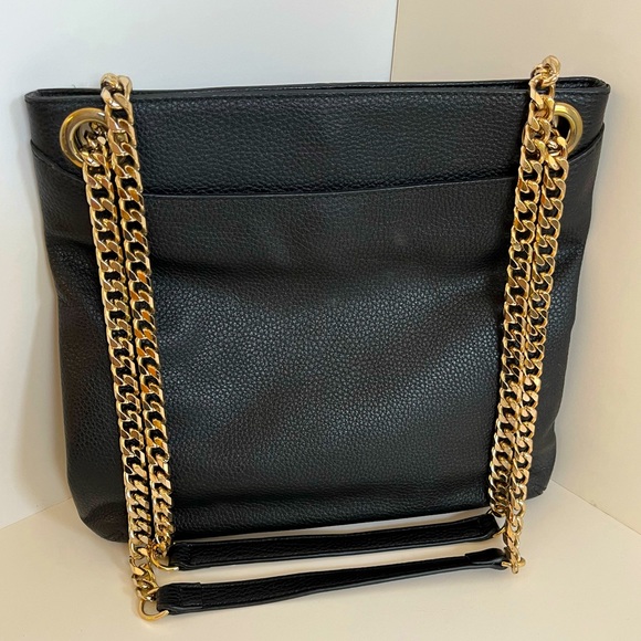 14th & Union Handbags - 14th & Union Black Faux Leather Crossbody or Shoulder Bag